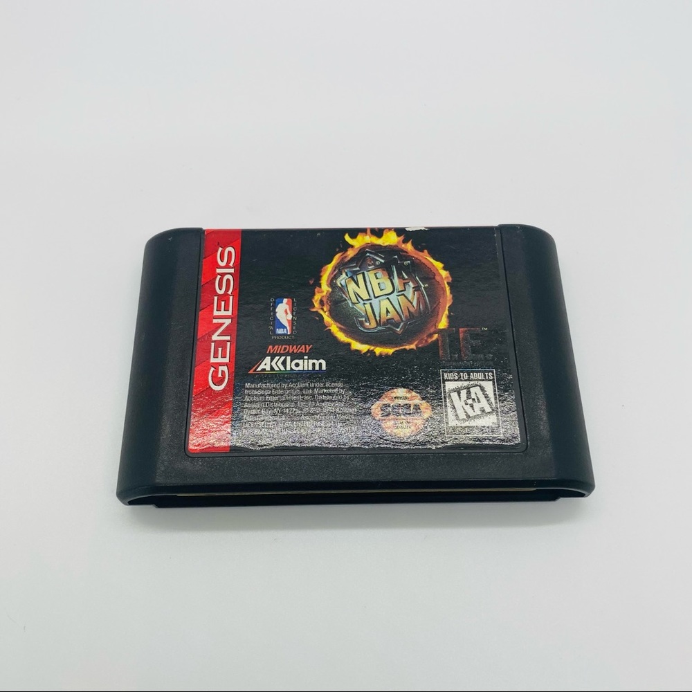 Sega Genesis NBA Jam Game